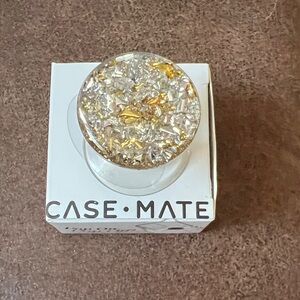 Case-Mate Gold and Silver Glitter Phone grip